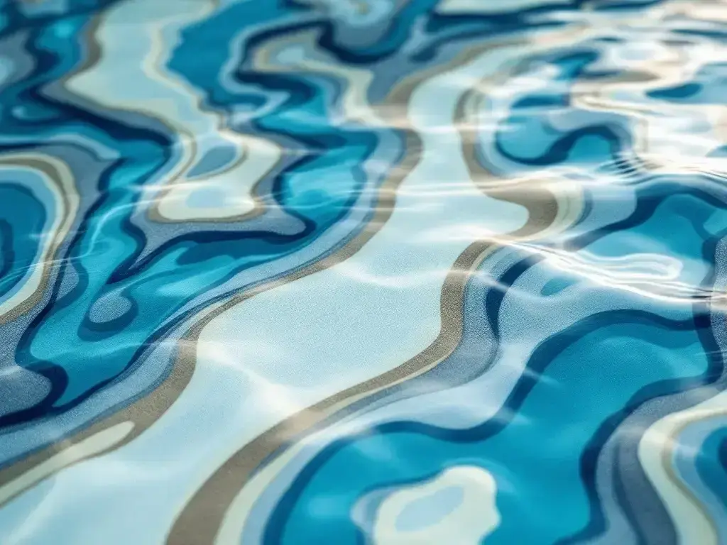 in-ground pool installation in McKenzie Lake backyard near family homes and lake community lots