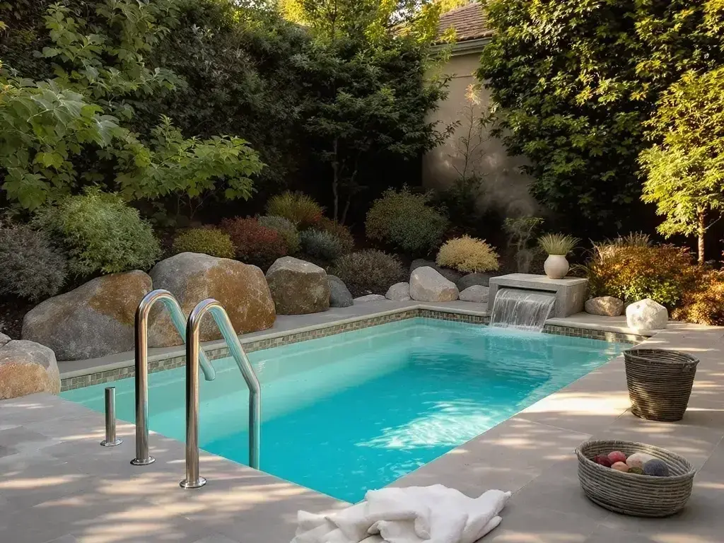 Above ground pool installation service in Airdrie Alberta with winter-ready equipment setup